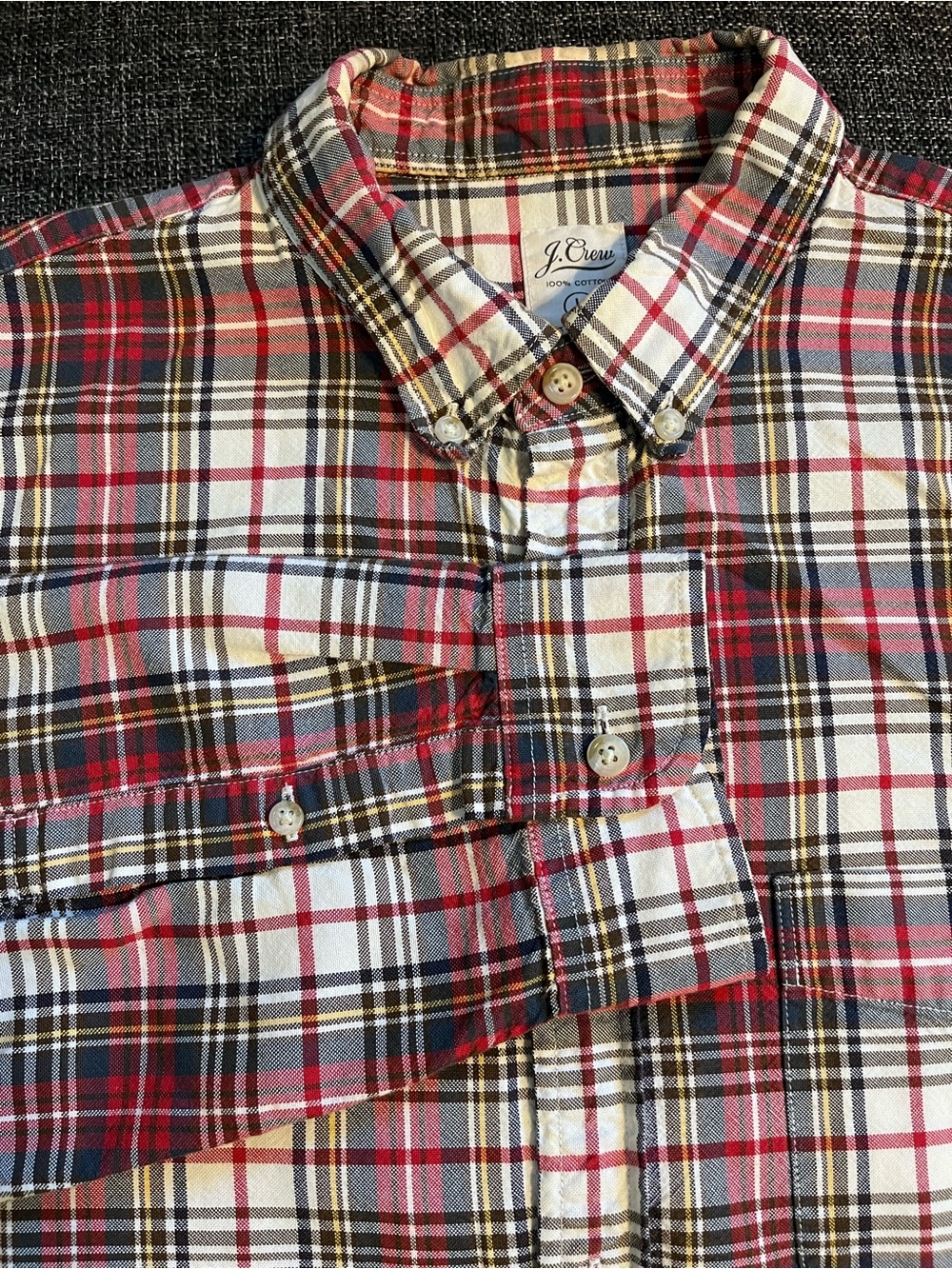J.Crew plaid dress shirt